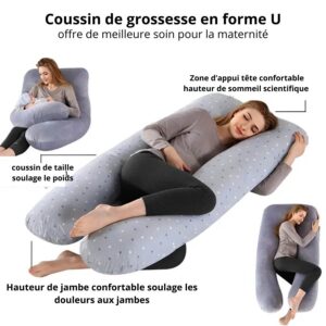 utilisation du Coussin de grossesse en forme U