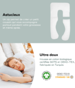 coussin de grossesse grand format pour confort